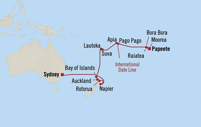 sydney to french polynesia cruise